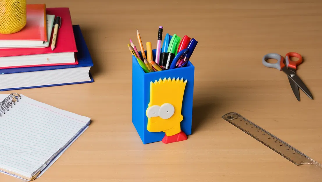 Ống đựng bút (Pencil Holder) nhiều màu dạng nhiều lớp - Image 1