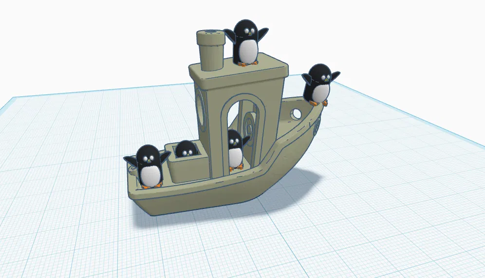 Penguin Benchy – Benchy bị chim cánh cụt chiếm đóng - Image 1