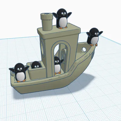 Penguin Benchy – Benchy bị chim cánh cụt chiếm đóng