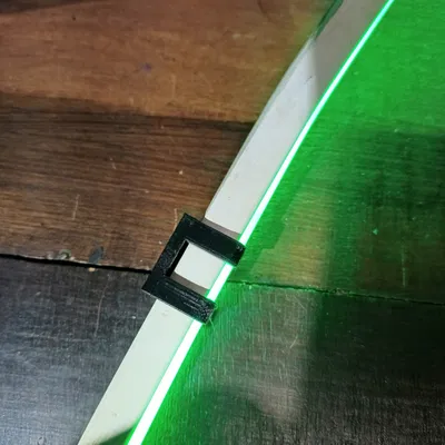 Ngàm cố định cho dải LED silicone (5.6 mm x 11.6 mm)