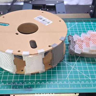 Hộp Desiccant Cong Dạng Parametric Gắn Theo Cạnh Spool