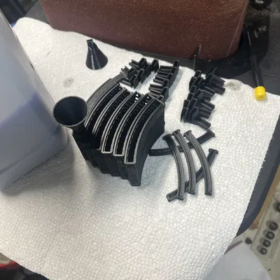 Phễu đơn giản cho Parametric Curved Spool Desiccant Container