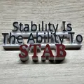 Bảng hiệu “Stability Sign” - Thumbnail 2