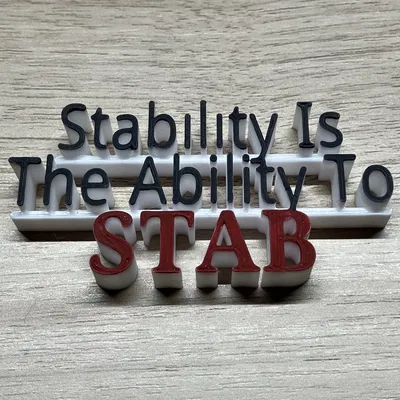 Bảng hiệu “Stability Sign”