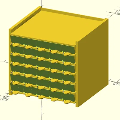 Tiny drawers – Bộ ngăn kéo mini tiết kiệm không gian