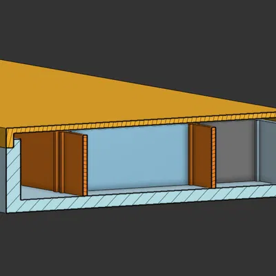 Hộp đựng với các ngăn tùy chỉnh (Container w/ Customize-able Compartments)