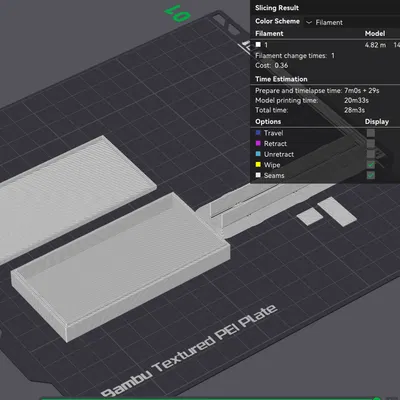 Hộp đựng với các ngăn tùy chỉnh (Container w/ Customize-able Compartments)