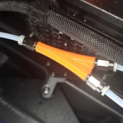 Bộ chia ống Bowden (tube splitter) M5 Bodwen