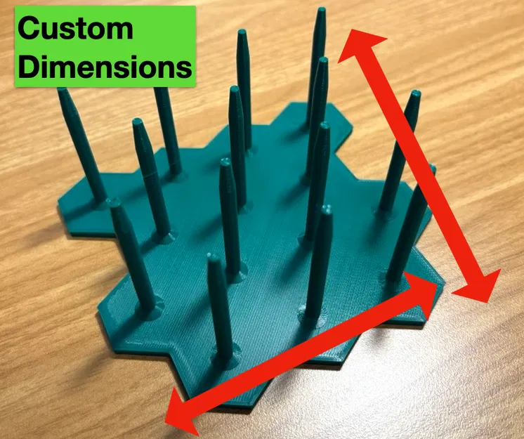 Khay giữ ống chỉ may – Tùy chỉnh kích thước (Thread Spool Holder) - Image 1