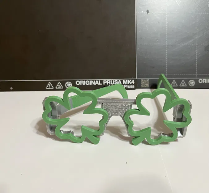 Kính Cỏ Ba Lá Saint Patrick’s Day – Print-in-Place Hinge, không cần MMU - Image 3