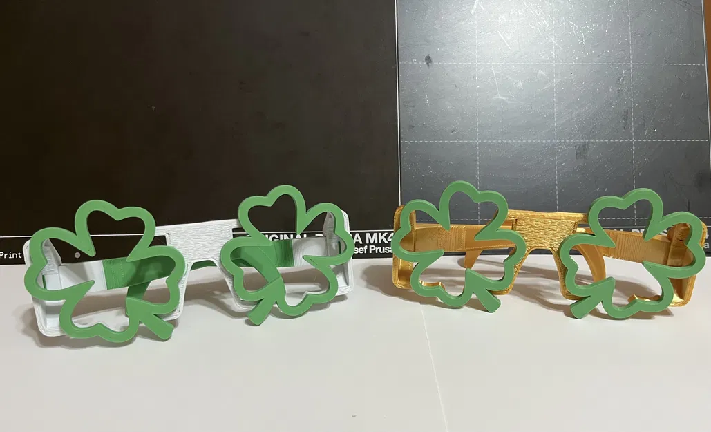 Kính Cỏ Ba Lá Saint Patrick’s Day – Print-in-Place Hinge, không cần MMU - Image 4