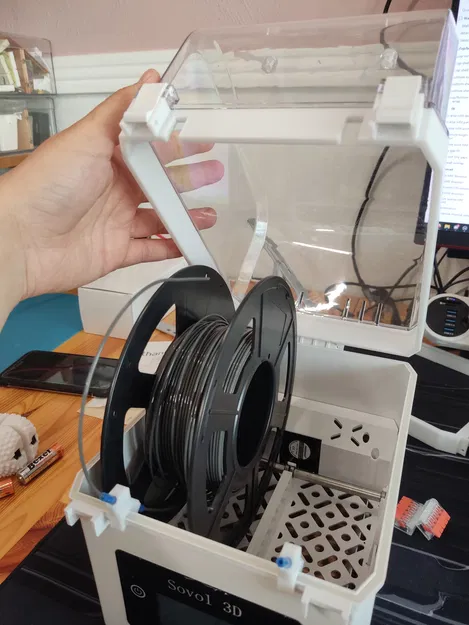 Sovol SH01: PTFE guide & riser (kê nắp tháo lắp nhanh) - Image 4