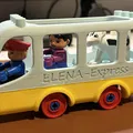 Xe bus tương thích LEGO DUPLO cho đế trailer DUPLO chuẩn (không branding) - Thumbnail 2