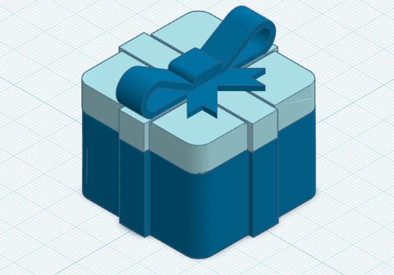 Hộp Quà Có Nơ (Gift Box With Ribbon) - Image 2