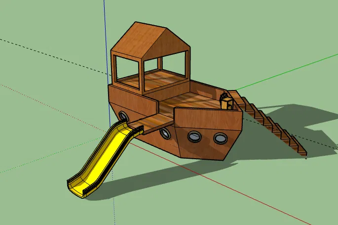 Playground playship (tàu chơi trong khu playground) - Image 1