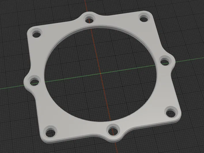 Tấm chuyển quạt 70mm sang 60mm (Fan Adapter Plate) - Image 2