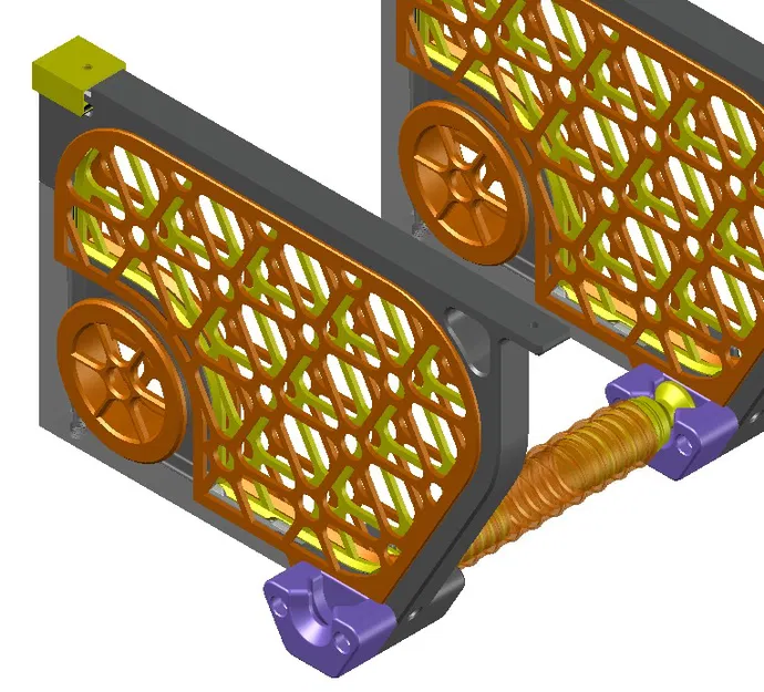 Móc treo cuộn filament Double Buffer (gắn dưới kệ) – Nigeke - Image 1
