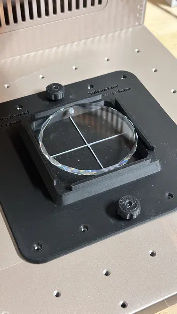 Jig Ornament Pha Lê K5 80mm cho Xtool F2 Ultra UV (Xtool F2 Ultra UV K5 80mm Ornament Jig) - Image 1