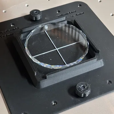 Jig Ornament Pha Lê K5 80mm cho Xtool F2 Ultra UV (Xtool F2 Ultra UV K5 80mm Ornament Jig)