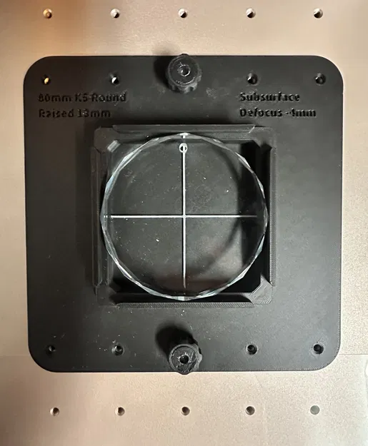 Jig Ornament Pha Lê K5 80mm cho Xtool F2 Ultra UV (Xtool F2 Ultra UV K5 80mm Ornament Jig) - Image 2