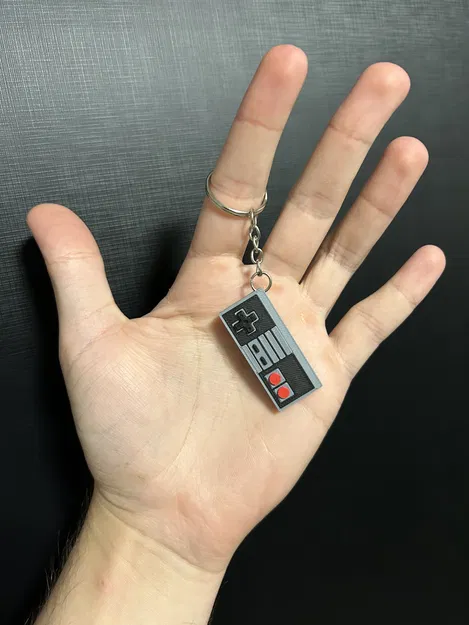 Móc khóa tay cầm NES (NES Controller Keychain) - Image 1