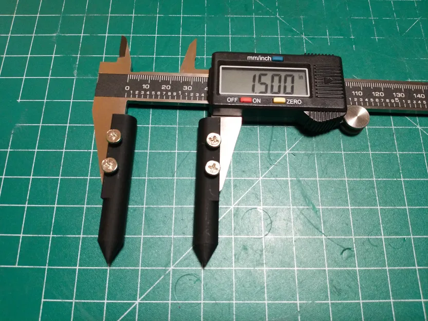 Mũi thước cặp đo khoảng cách tâm-tới-tâm (Center-to-Center Distance Caliper Tips) - Image 2