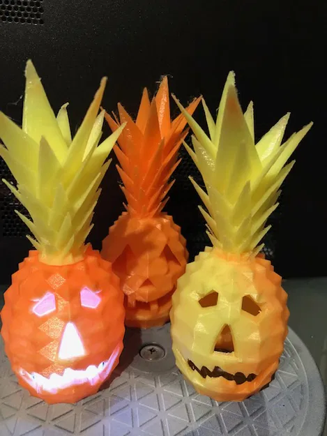 Đèn lồng Halloween Trái Thơm (Pineapple Jack-o-lantern) - Image 3