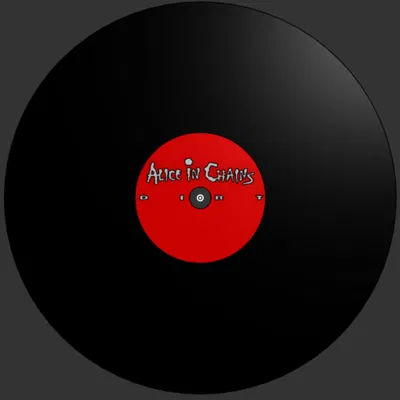 Mẫu đĩa Vinyl kèm bộ treo tường (Model Vinyl record with wall mount)