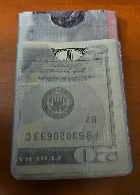 Ví TPU đơn giản cho thẻ và tiền mặt - Image 1