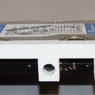 Ngàm/Thanh adapter gắn ổ cứng 3.5" từ cụm quạt đôi 80mm