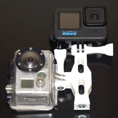 Ngàm GoPro 2 Hướng Quay Ngang/Dọc Đồng Thời