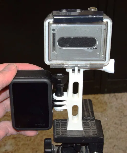 Ngàm GoPro 2 Hướng Quay Ngang/Dọc Đồng Thời - Image 3