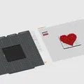 Trái tim ghép hình (Puzzle Heart) kèm khung/hộp (Frame box) - Thumbnail 1
