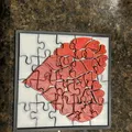 Trái tim ghép hình (Puzzle Heart) kèm khung/hộp (Frame box) - Thumbnail 2