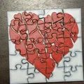 Trái tim ghép hình (Puzzle Heart) kèm khung/hộp (Frame box) - Thumbnail 3
