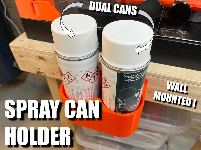 Kệ Treo 2 Bình Xịt (Dual Spray Can Holder) - Image 1