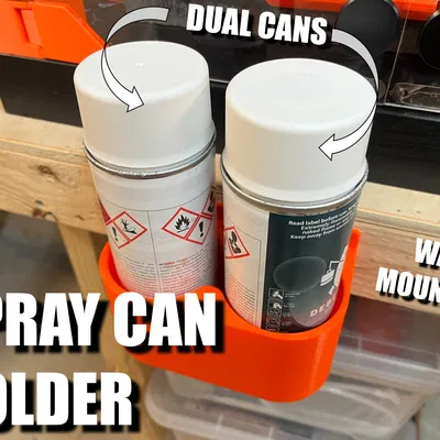 Kệ Treo 2 Bình Xịt (Dual Spray Can Holder)