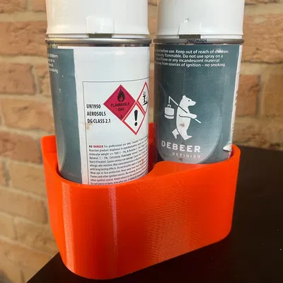 Kệ Treo 2 Bình Xịt (Dual Spray Can Holder)