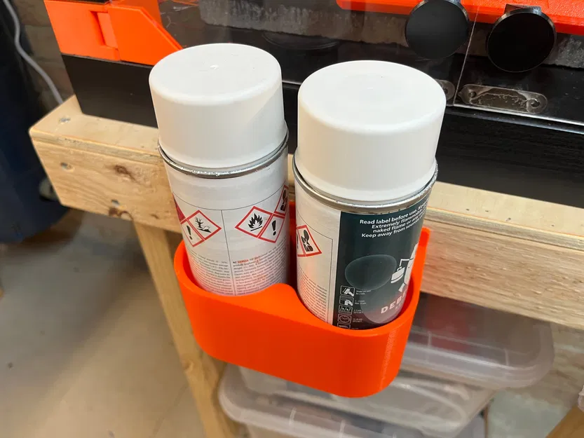 Kệ Treo 2 Bình Xịt (Dual Spray Can Holder) - Image 5