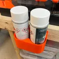 Kệ Treo 2 Bình Xịt (Dual Spray Can Holder) - Thumbnail 5