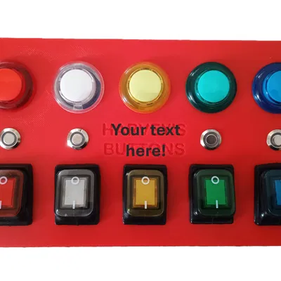 Hộp Nút Bấm - Busy Board - Bảng Hoạt Động cho bé & toddler