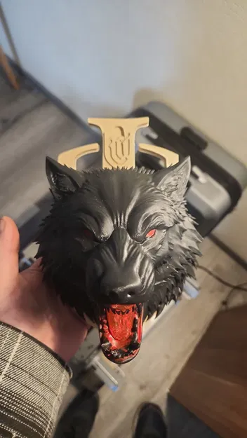 Wolf Head Holder (Giá đỡ đầu sói) cho Philips OneBlade KCD2 - Image 1