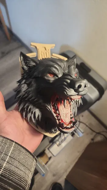 Wolf Head Holder (Giá đỡ đầu sói) cho Philips OneBlade KCD2 - Image 2