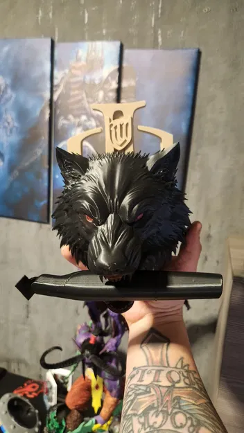 Wolf Head Holder (Giá đỡ đầu sói) cho Philips OneBlade KCD2 - Image 3