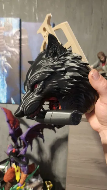 Wolf Head Holder (Giá đỡ đầu sói) cho Philips OneBlade KCD2 - Image 4