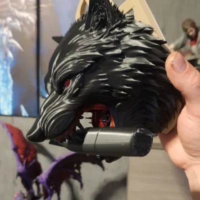 Wolf Head Holder (Giá đỡ đầu sói) cho Philips OneBlade KCD2