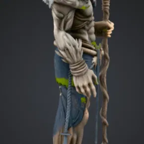 Vua Druid Hộ Vệ Rừng – Chúa Tể Thiên Nhiên với Gạc & Trượng