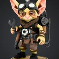 Steampunk Goblin Tinkerer – Mô hình mini fantasy thợ máy dễ thương - Thumbnail 1