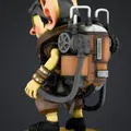 Steampunk Goblin Tinkerer – Mô hình mini fantasy thợ máy dễ thương - Thumbnail 3