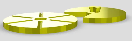 Vòng xoay đánh số 1–6 (1 to 6 dials) - Image 3